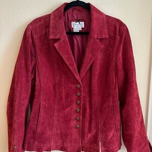 Vintage Live a Little 100% Leather Jacket